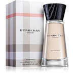 Burberry Touch perfume bottle and packaging on a white background