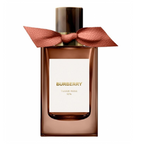 A bottle of Burberry Tudor Rose Eau de Parfum with a bow on top.