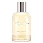 Bottle of Burberry Weekend Eau de Parfum for women with a clear, golden liquid visible and the label displaying the product name.