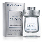 Bvlgari Man Rain Essence Eau de Parfum, packaging and bottle, 100ml.