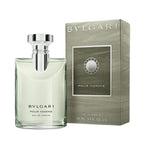 Bulgari Pour Homme perfume bottle and packaging on a white background
