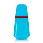 A blue bottle of Lou Lou (50ml) Eau de Parfum by Cacharel with a red stripe on the upper part of the bottle.