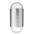 A cylindrical white bottle of 212 NYC Women Eau de Toilette by Carolina Herrera with the brand and product name displayed on the front.