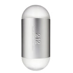 A cylindrical white bottle of 212 NYC Women Eau de Toilette by Carolina Herrera with the brand and product name displayed on the front.