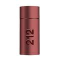 Bottle of 212 Sexy Men Eau de Toilette by Carolina Herrera, with a red tinted glass design and prominent '212' branding.