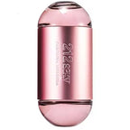 A mauve colored bottle of 212 Sexy Women Eau de Parfum by Carolina Herrera with a matte metallic cap.