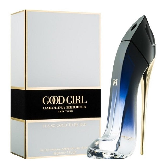 Carolina Herrera Good Girl perfume bottle and packaging on a white background