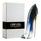 Carolina Herrera Good Girl perfume bottle and packaging on a white background