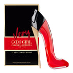 Carolina Herrera 'Very Good Girl' perfume bottle with packaging on a white background