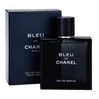 Bleu de Chanel 150ml Eau de Parfum bottle and packaging on a white background