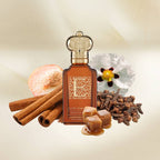 Lifestyle Image: E Gourmand Oriental with Sweet Clove 50 ml Parfum by Clive Christian – captured in a warm, golden setting evoking indulgence, depth, and timeless sophistication.