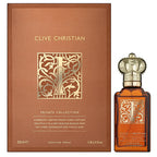 Box and Bottle Image: I Woody Floral With Vintage Rose 50 ml Parfum by Clive Christian – regal bottle and ornate box reflecting craftsmanship, sophistication, and prestige.