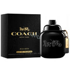 Coach New York men's perfume bottle and packaging on a white background