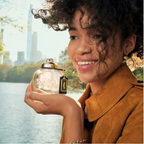 Luxury lifestyle image inspired by Coach New York Eau de Parfum 90ml, expressing confidence, modern elegance and effortless feminine sophistication.