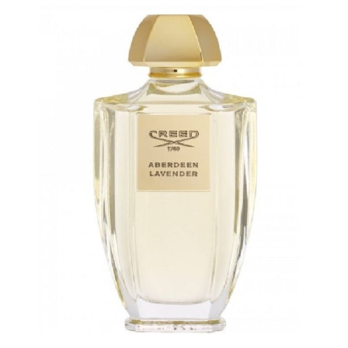 Creed Aberdeen Lavender perfume bottle on a white background