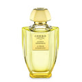 Creed perfume bottle with gold cap on a white background