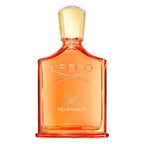 Orange Creed Delphinus perfume bottle on a white background