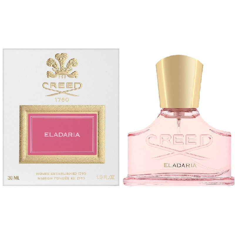 Creed Eladaria perfume bottle and packaging on a white background