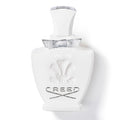 White Creed perfume bottle on a white background