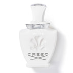 White Creed perfume bottle on a white background