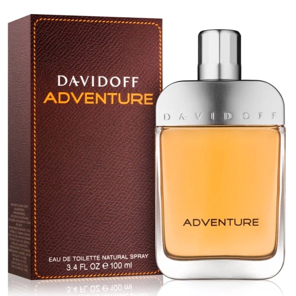Davidoff Adventure perfume bottle and packaging on a white background