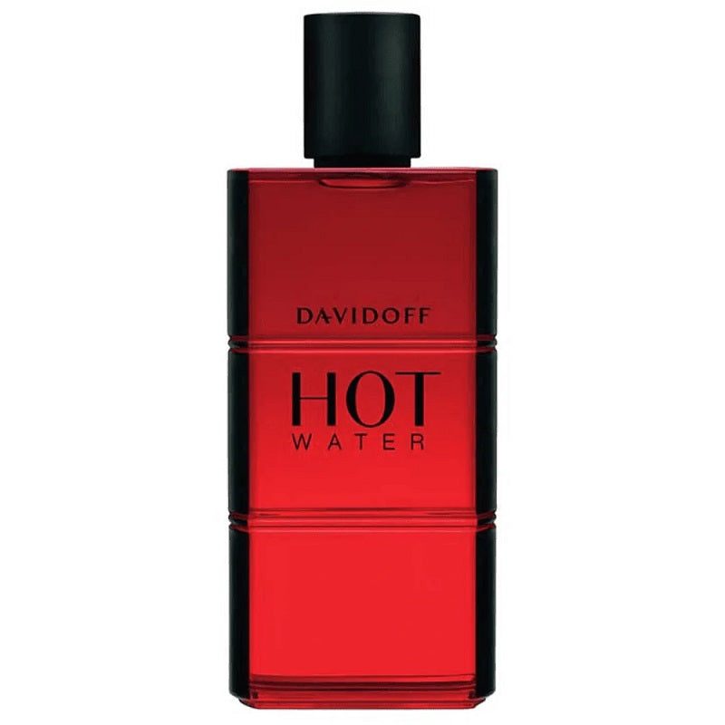 Davidoff Hot Water perfume bottle on a white background