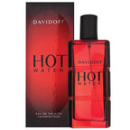 Davidoff Hot Water perfume bottle and packaging on a white background