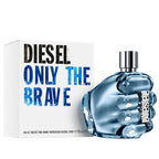 Diesel Only The Brave perfume bottle and packaging on a white background