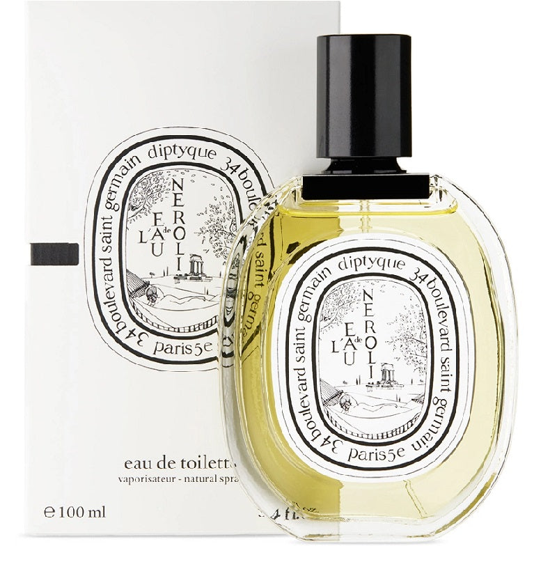 Diptyque Nerol 19 perfume bottle with packaging on a white background
