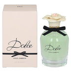 Dolce & Gabbana perfume bottle with packaging on a white background