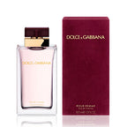 Dolce & Gabbana perfume bottle and packaging on a white background
