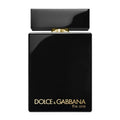 Black Dolce & Gabbana perfume bottle on a white background