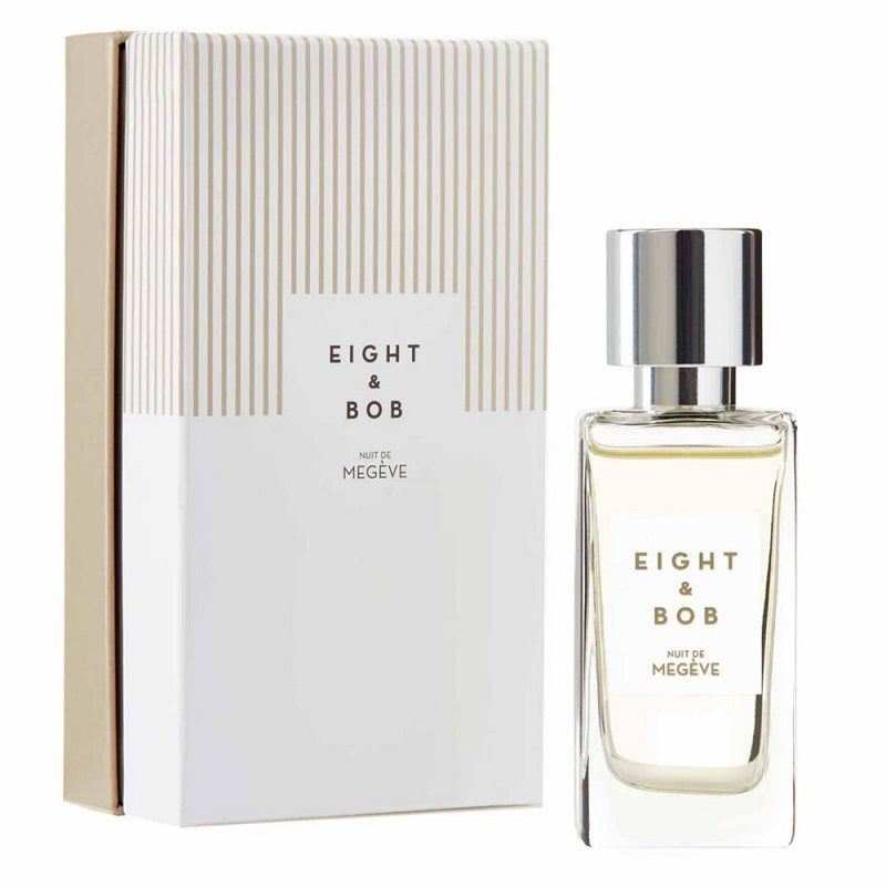 Eight & Bob perfume bottle and packaging on a white background