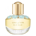 Elie Saab Girl of Now perfume bottle on a white background