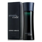 Giorgio Armani Armani Code perfume bottle and packaging on a white background