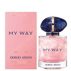 Giorgio Armani 'My Way' perfume bottle and packaging on a white background