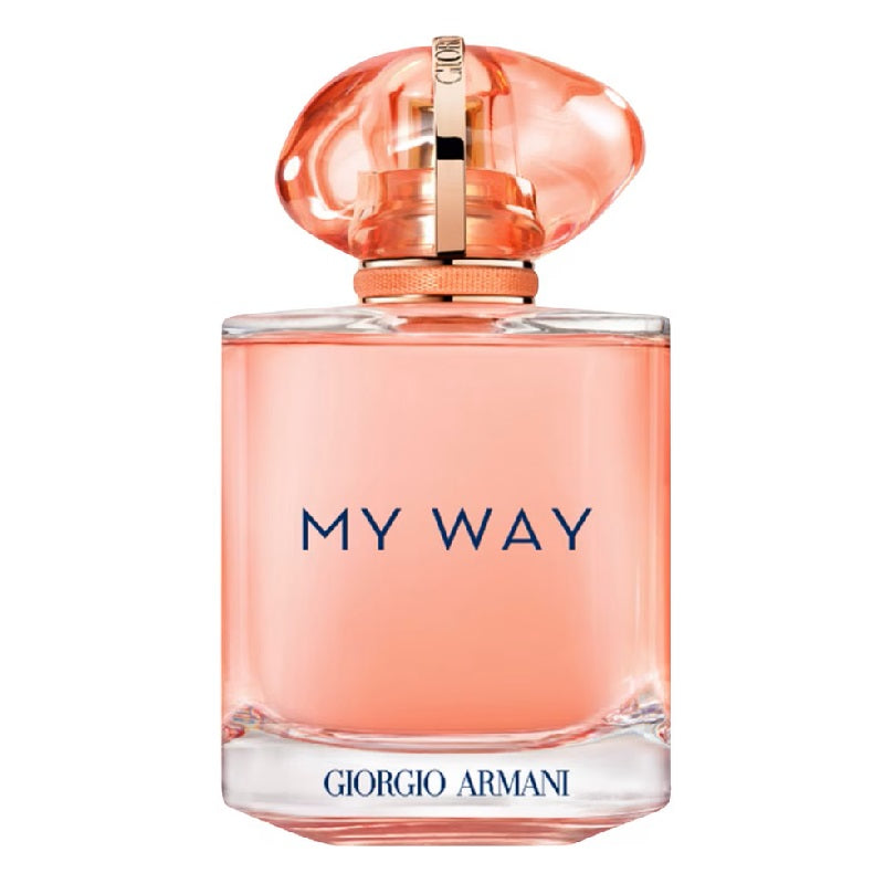 Giorgio Armani 'My Way' perfume bottle on a white background
