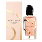 Giorgio Armani perfume bottle and packaging on a white background