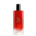 Si Passione, 15ml, Red perfume bottle with black cap on a white background