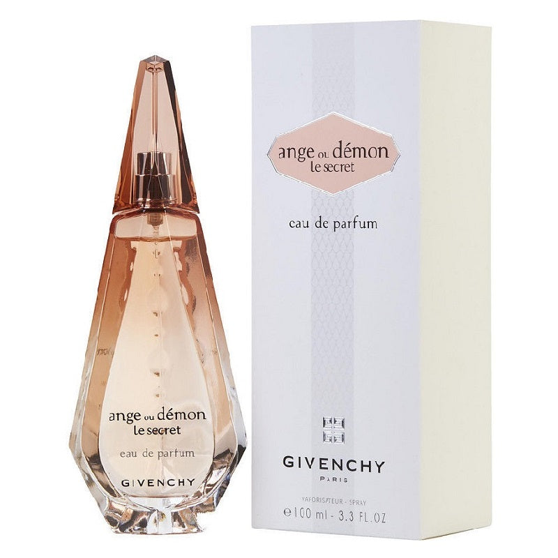 Givenchy Ange ou Démon Le Secret eau de parfum bottle and packaging on a white background