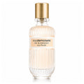 A bottle of Givenchy Eaudemoiselle Eau Florale perfume, featuring a clear ribbed glass bottle with a metallic gold cap and a beige label.