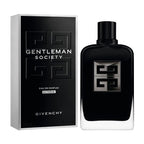 Givenchy Gentleman Society Extreme perfume bottle and packaging on a white background