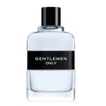 Perfume bottle labeled 'Gentlemen Only' on a white background