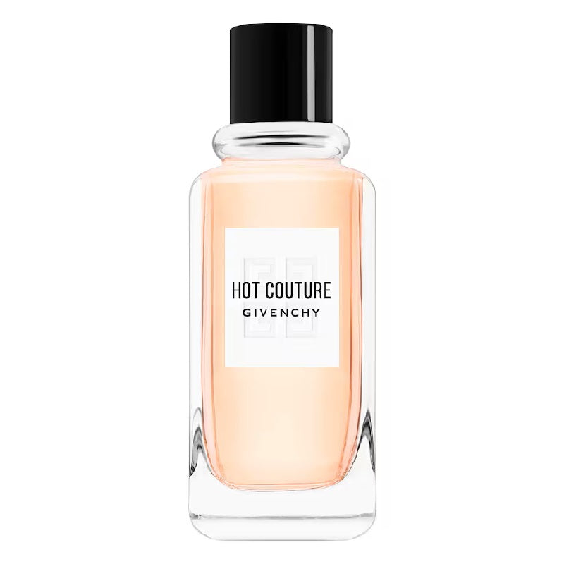 Givenchy Hot Couture perfume bottle on a white background