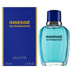 Insense Ultramarine perfume bottle and packaging on a white background
