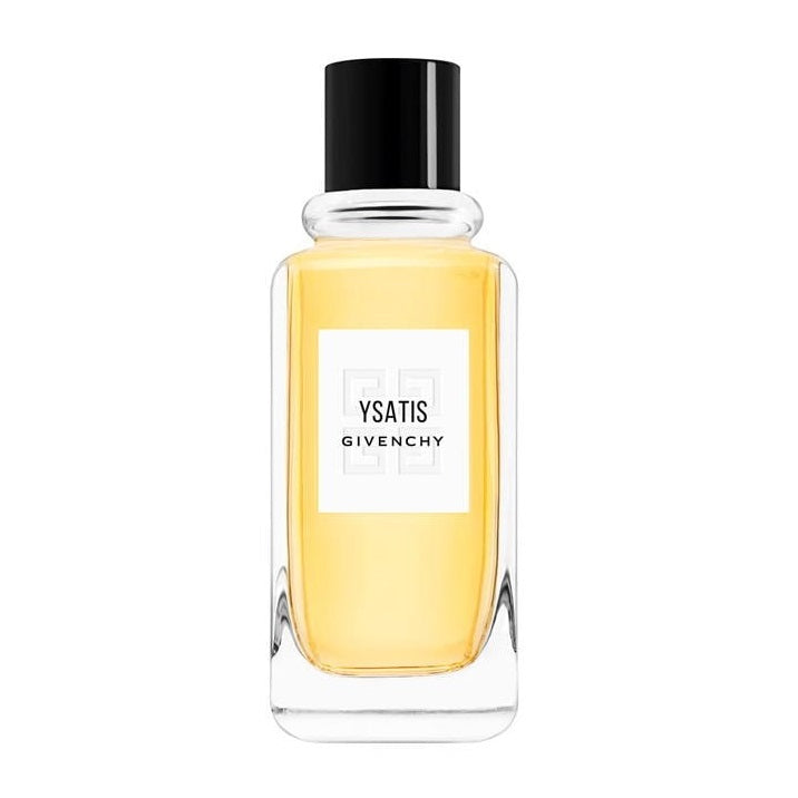 Givenchy Ysatis perfume bottle on a white background