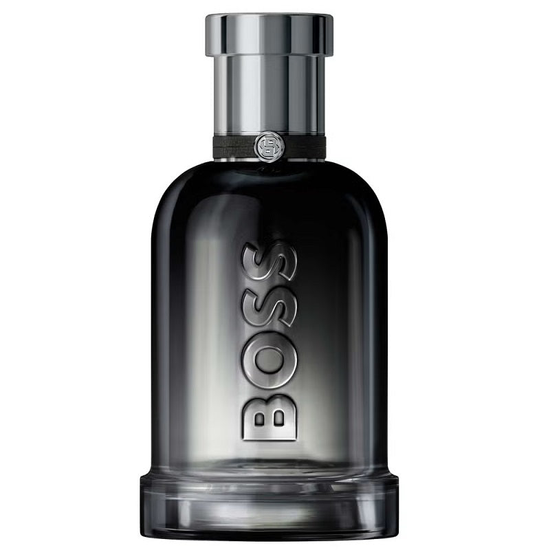 Boss perfume bottle on a white background