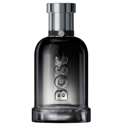 Boss perfume bottle on a white background
