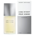 Issey Miyake L'Eau d'Issey Pour Homme perfume bottle and packaging on a white background
