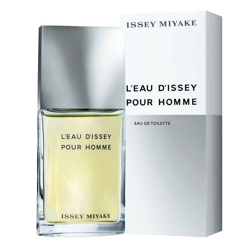 Issey Miyake L'Eau d'Issey Pour Homme 125ml Eau de Toilette bottle and presentation box displayed on a clean white background.